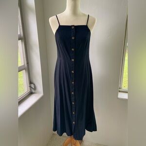 Old Navy Spaghetti Strap Linen Midi Sundress